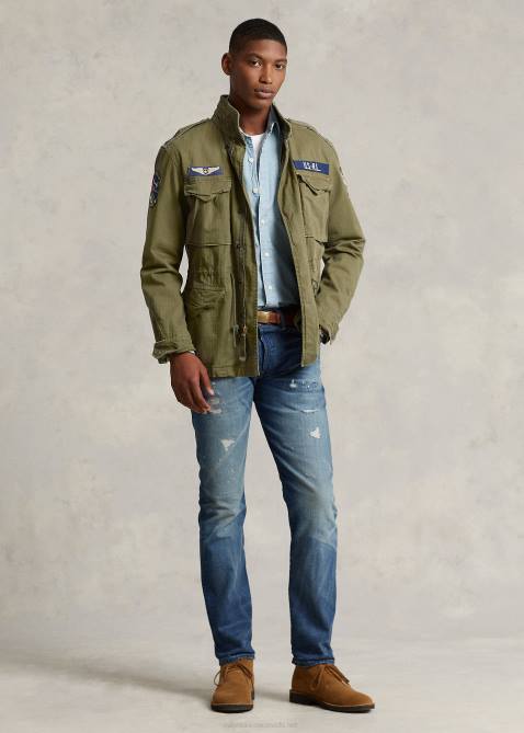 Men Ralph Lauren Classic Fit Chambray Shirt 4DJ292 Lt Indigo