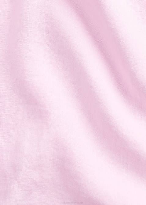 Men Ralph Lauren Classic Fit Linen Shirt 4DJ2516 Carmel Pink