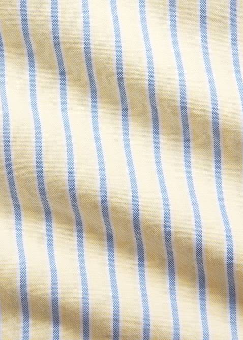 Men Ralph Lauren Classic Fit Oxford Shirt 4DJ21599 Yellow/Navy Multi