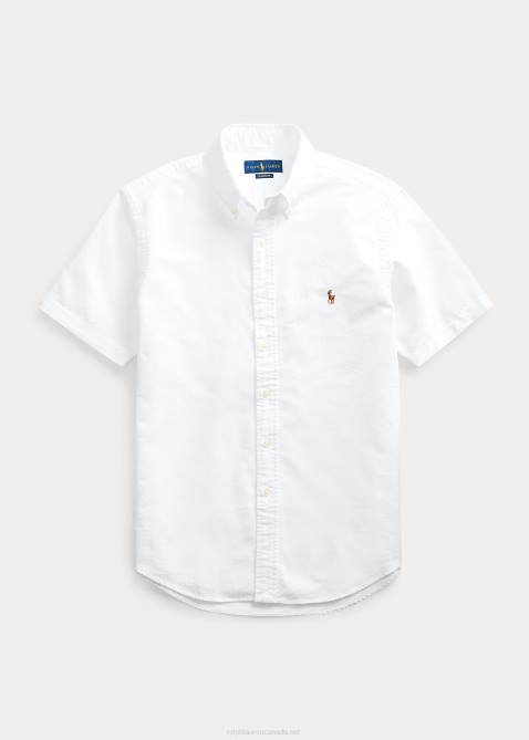 Men Ralph Lauren Classic Fit Oxford Shirt 4DJ2654 White