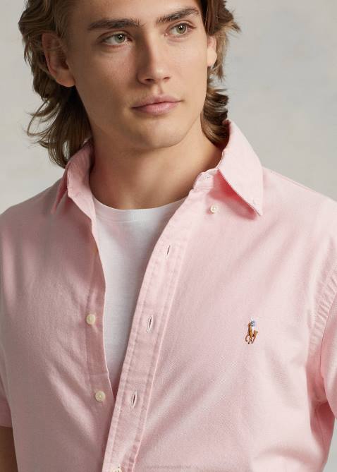 Men Ralph Lauren Classic Fit Oxford Shirt 4DJ2655 Pink