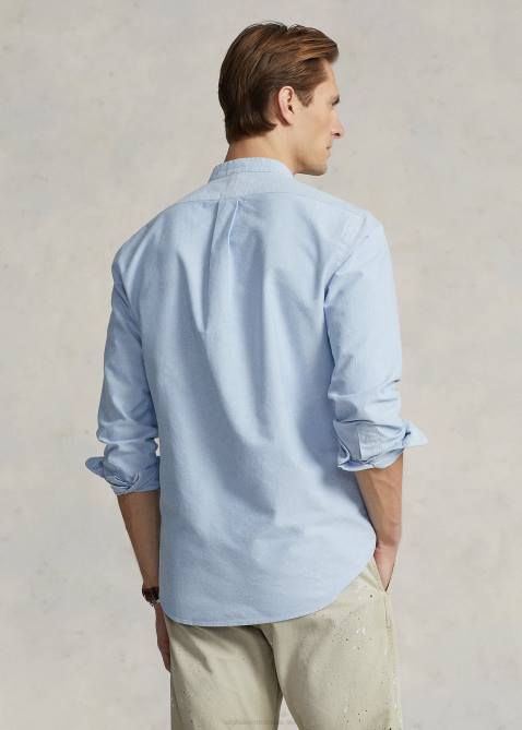 Men Ralph Lauren Classic Fit Oxford Shirt 4DJ2761 Blue