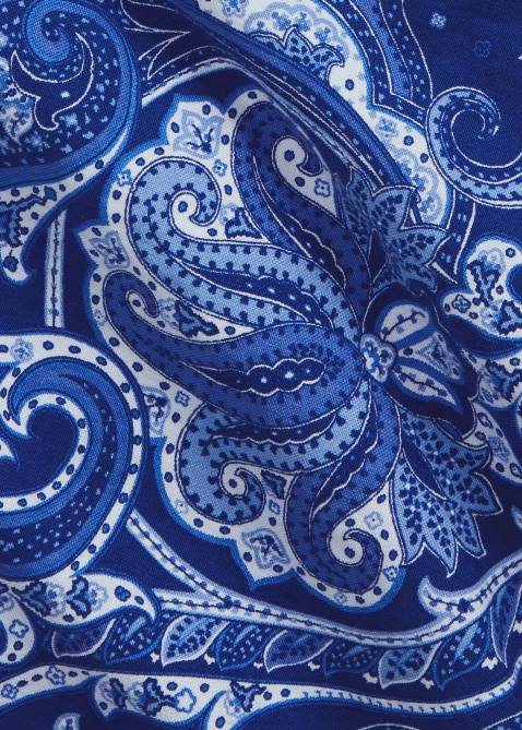 Men Ralph Lauren Classic Fit Paisley Oxford Shirt 4DJ2621 Jerry Paisley