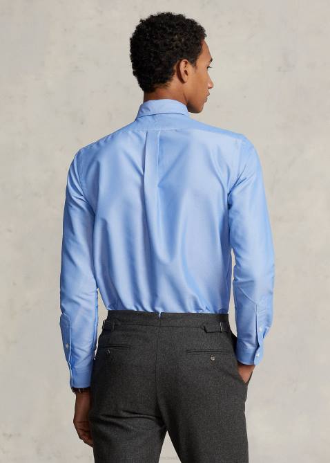 Men Ralph Lauren Classic Fit Performance Oxford Shirt 4DJ2790 Blue