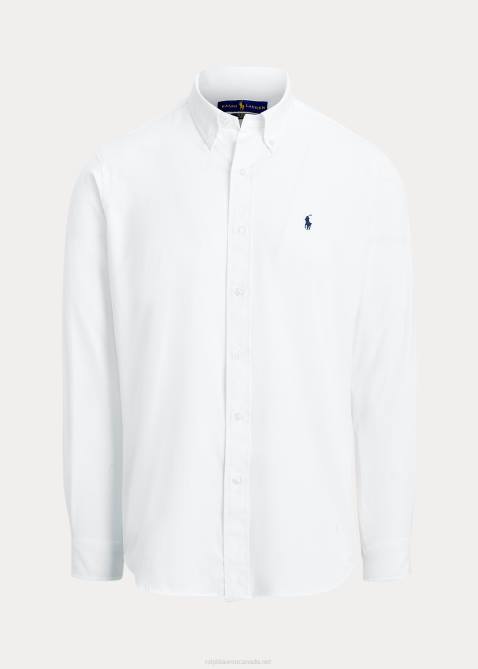 Men Ralph Lauren Classic Fit Performance Twill Shirt 4DJ21299 White