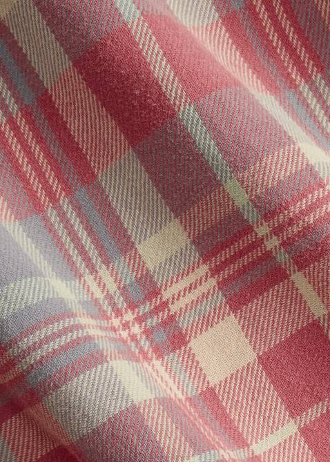 Men Ralph Lauren Classic Fit Plaid Flannel Workshirt 4DJ28452 Pink/Blue Multi