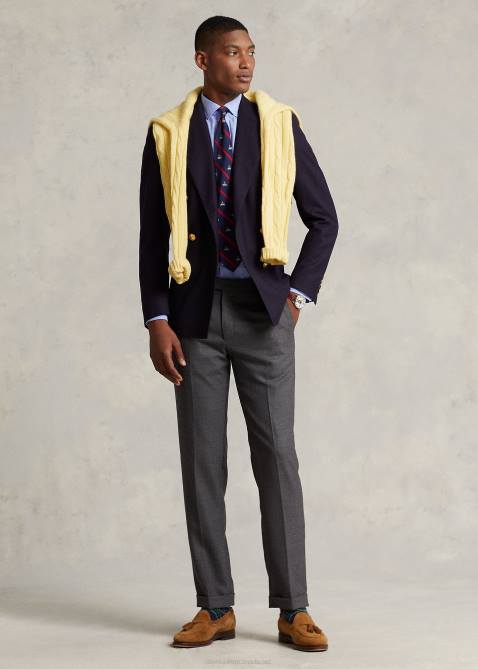 Men Ralph Lauren Classic Fit Plaid Performance Shirt 4DJ28488 Light Blue/White