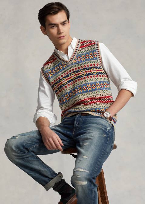 Men Ralph Lauren Classic Fit Polo Bear Oxford Shirt 4DJ2657 White Spring Bear