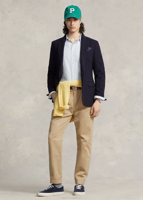 Men Ralph Lauren Classic Fit Striped Oxford Shirt 4DJ28587 Blue/White