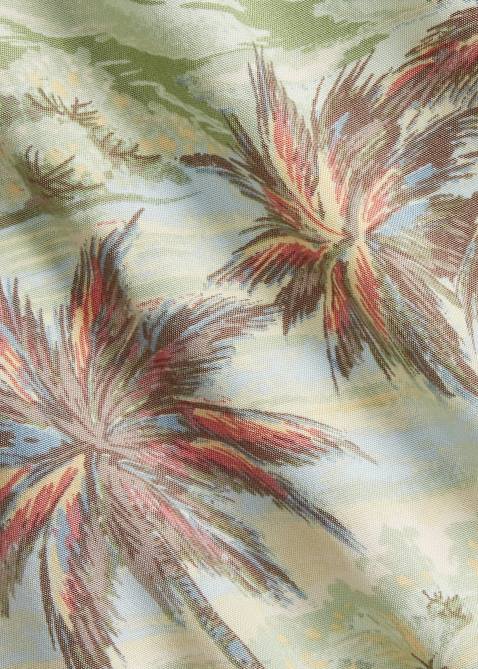 Men Ralph Lauren Classic Fit Tropical-Print Camp Shirt 4DJ2637 Hawaiian Beach