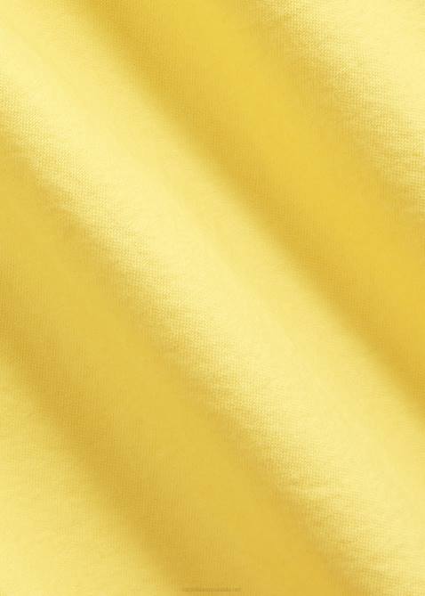 Men Ralph Lauren Garment-Dyed Oxford Shirt 4DJ21518 Lemon Crush