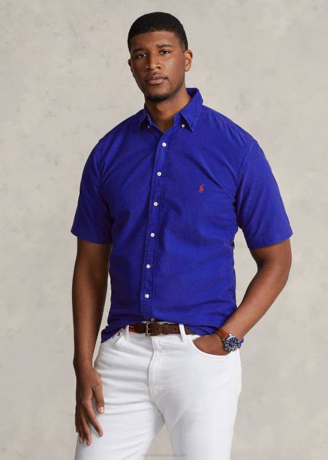 Men Ralph Lauren Garment-Dyed Oxford Shirt 4DJ21875 City Royal