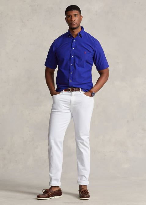 Men Ralph Lauren Garment-Dyed Oxford Shirt 4DJ21875 City Royal