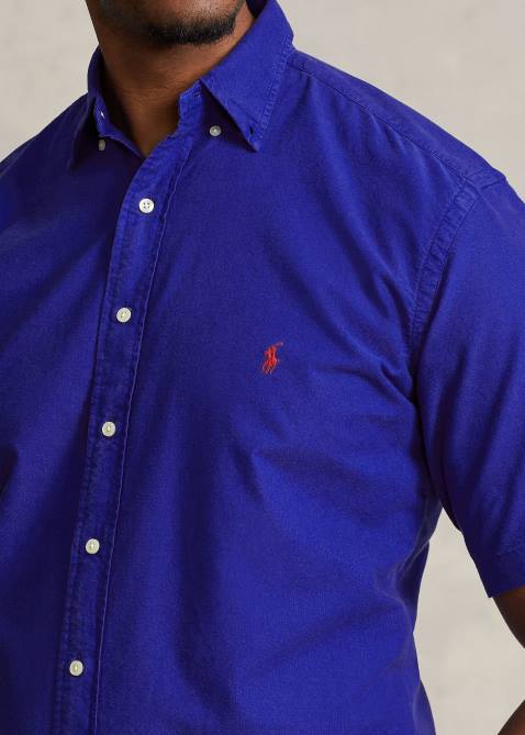 Men Ralph Lauren Garment-Dyed Oxford Shirt 4DJ21875 City Royal