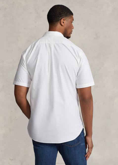 Men Ralph Lauren Garment-Dyed Oxford Shirt 4DJ21878 White