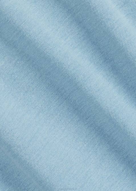 Men Ralph Lauren Knit Chambray Workshirt 4DJ21360 Light Indigo