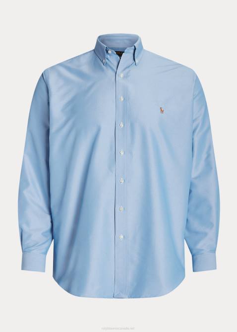 Men Ralph Lauren Performance Stretch Oxford Shirt 4DJ21445 Bsr Blue