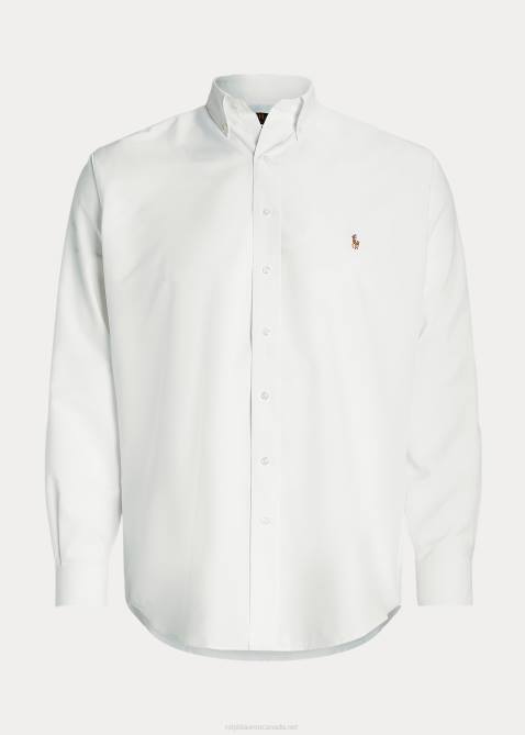 Men Ralph Lauren Performance Stretch Oxford Shirt 4DJ21446 White
