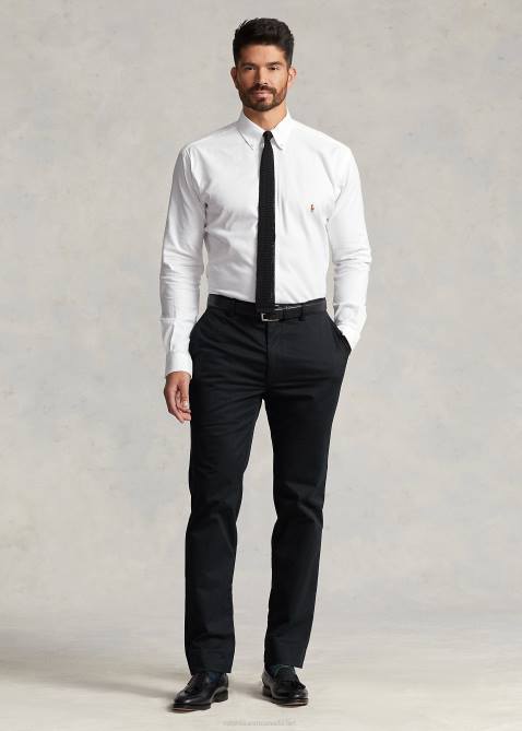 Men Ralph Lauren Performance Stretch Oxford Shirt 4DJ21446 White