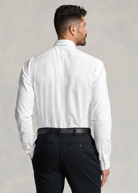 Men Ralph Lauren Performance Stretch Oxford Shirt 4DJ21446 White