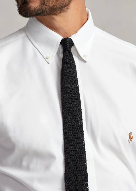 Men Ralph Lauren Performance Stretch Oxford Shirt 4DJ21446 White