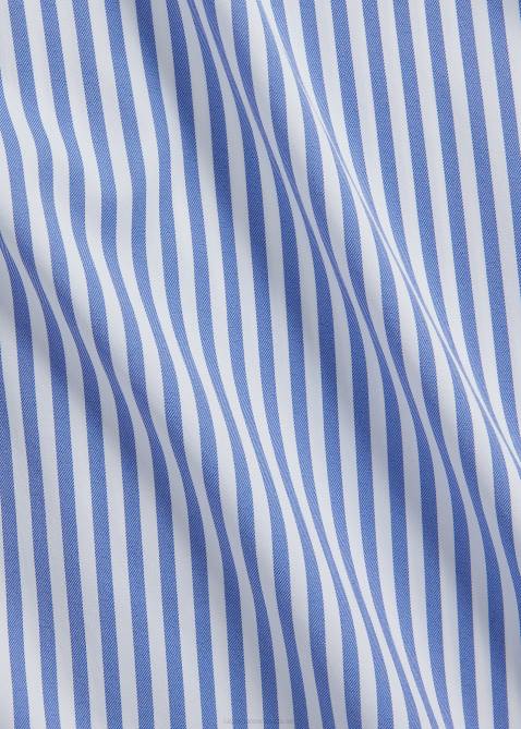 Men Ralph Lauren Performance Twill Shirt 4DJ21681 Blue/White