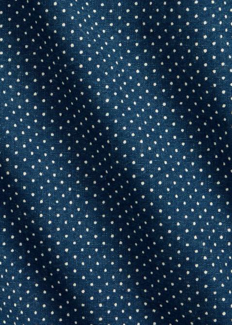 Men Ralph Lauren Polka-Dot Woven Workshirt 4DJ21771 Dark Indigo