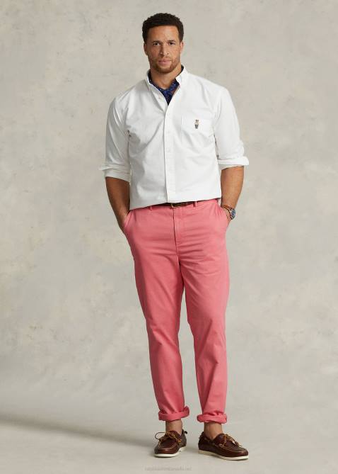 Men Ralph Lauren Polo Bear Oxford Shirt 4DJ21569 White Spring Bear