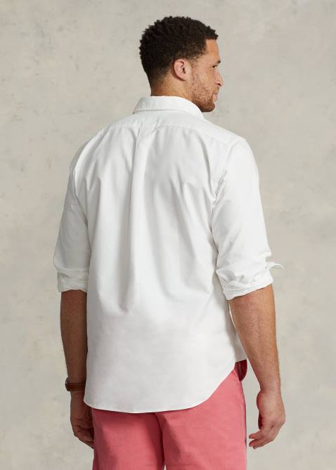 Men Ralph Lauren Polo Bear Oxford Shirt 4DJ21569 White Spring Bear