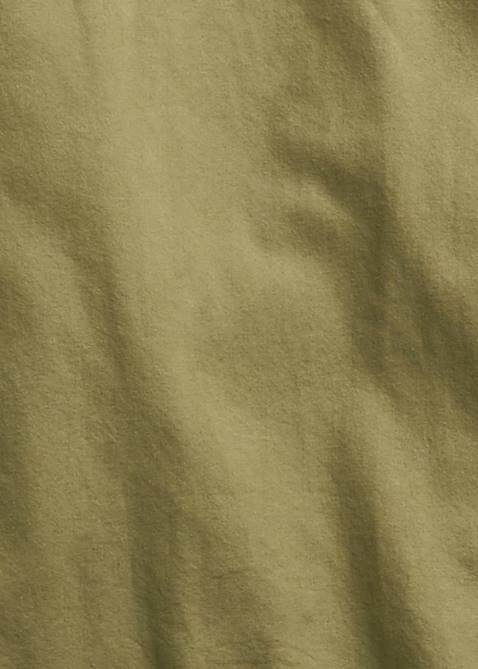 Men Ralph Lauren Slim Fit Twill Western Shirt 4DJ21742 Olive Drab