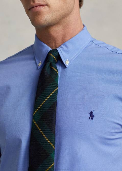 Men Ralph Lauren Stretch Poplin Shirt-All Fits 4DJ2367 Blue