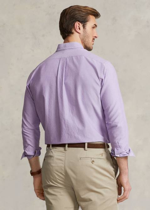 Men Ralph Lauren The Iconic Oxford Shirt 4DJ21435 Thistle