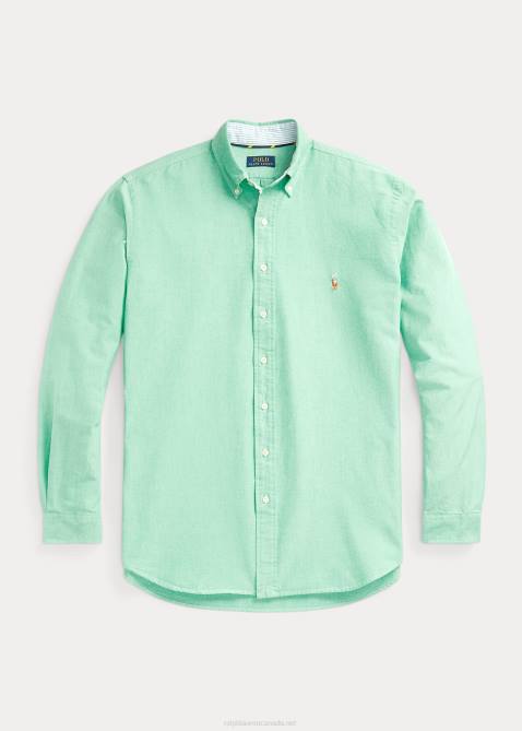 Men Ralph Lauren The Iconic Oxford Shirt 4DJ21437 Golf Green