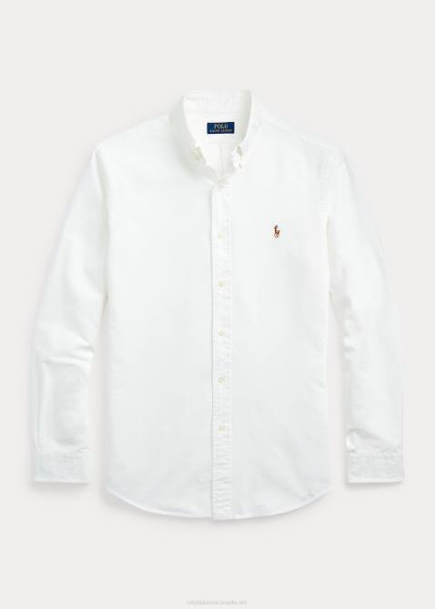 Men Ralph Lauren The Iconic Oxford Shirt-All Fits 4DJ28369 White
