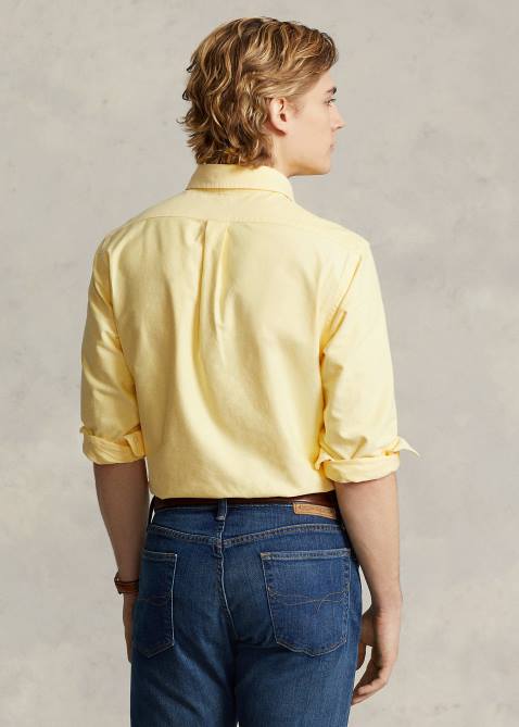 Men Ralph Lauren The Iconic Oxford Shirt-All Fits 4DJ28374 Yellow