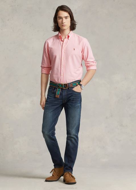 Men Ralph Lauren The Iconic Oxford Shirt-All Fits 4DJ28375 Pink