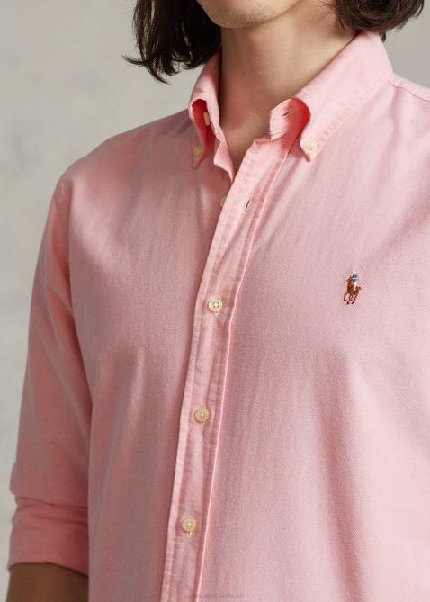 Men Ralph Lauren The Iconic Oxford Shirt-All Fits 4DJ28375 Pink