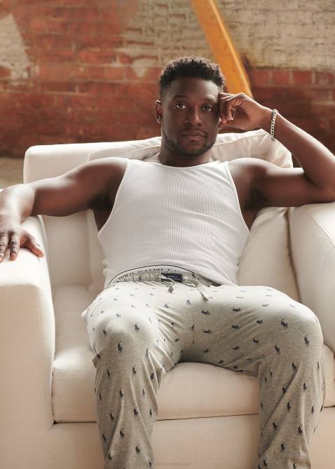 Men Ralph Lauren Allover Pony Cotton Sleep Jogger 4DJ2610 Andover Heather/Navy