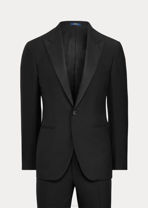 Men Ralph Lauren Polo Wool Barathea Peak Tuxedo 4DJ21204 Black