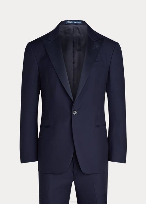 Men Ralph Lauren Polo Wool Barathea Peak Tuxedo 4DJ21278 Navy