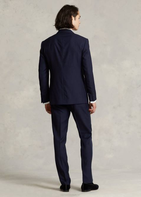 Men Ralph Lauren Polo Wool Barathea Peak Tuxedo 4DJ21278 Navy
