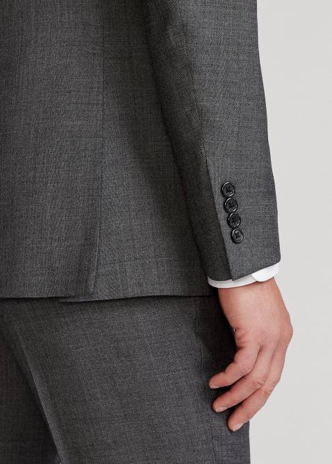 Men Ralph Lauren Polo Wool Sharkskin Suit 4DJ21312 Medium Grey Multi