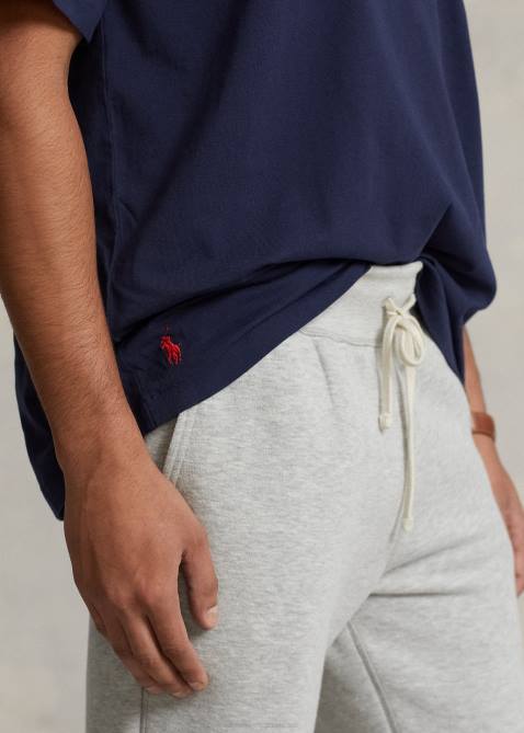 Men Ralph Lauren Big Fit Logo Jersey T-Shirt 4DJ2658 Cruise Navy