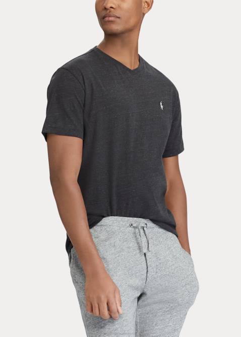 Men Ralph Lauren Jersey V-Neck T-Shirt 4DJ21414 Estate Blue