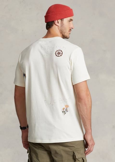 Men Ralph Lauren Polo Bear Jersey Crewneck T-Shirt 4DJ21462 Nevis