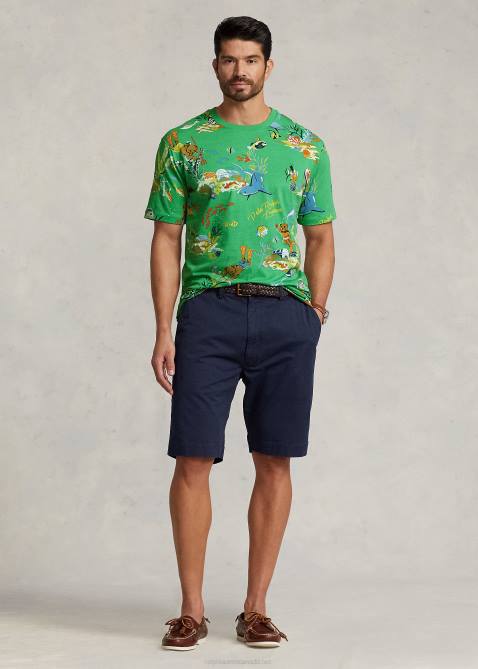 Men Ralph Lauren Polo Bear Jersey T-Shirt 4DJ21317 Green