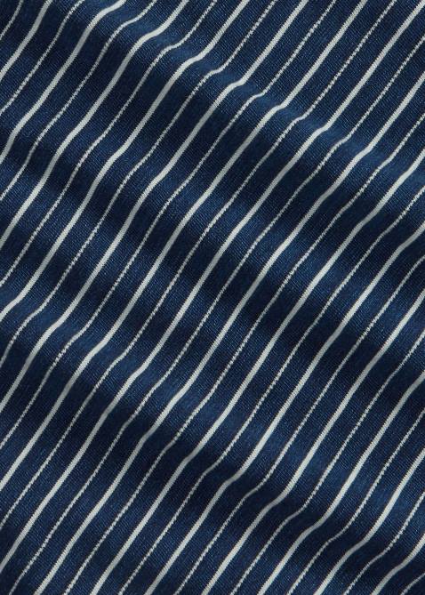 Men Ralph Lauren Striped Jersey T-Shirt 4DJ21760 Indigo Multi