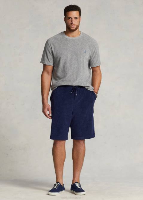 Men Ralph Lauren Terry Crewneck T-Shirt 4DJ21409 Andover Heather