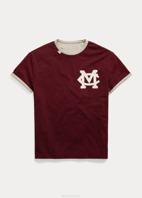 Men Ralph Lauren The Morehouse Collection 2-in-1 T-Shirt 4DJ21175 Classic Wine/Heather