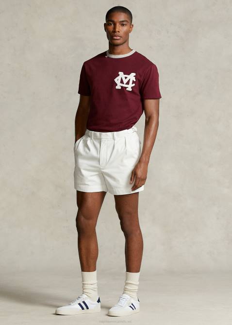 Men Ralph Lauren The Morehouse Collection 2-in-1 T-Shirt 4DJ21175 Classic Wine/Heather